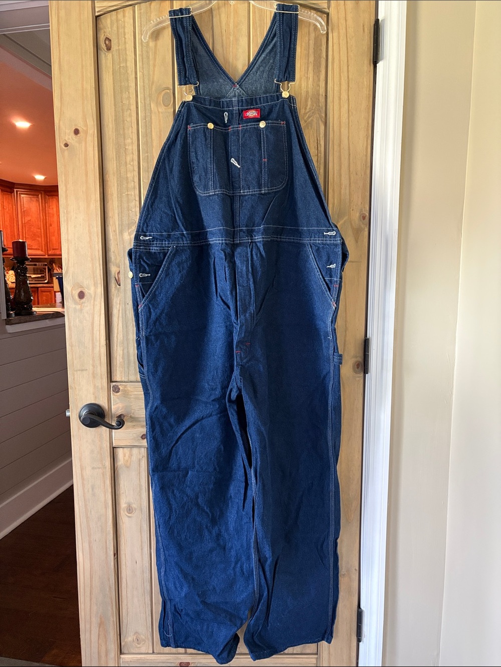 Dickies Men’s denim bib overalls